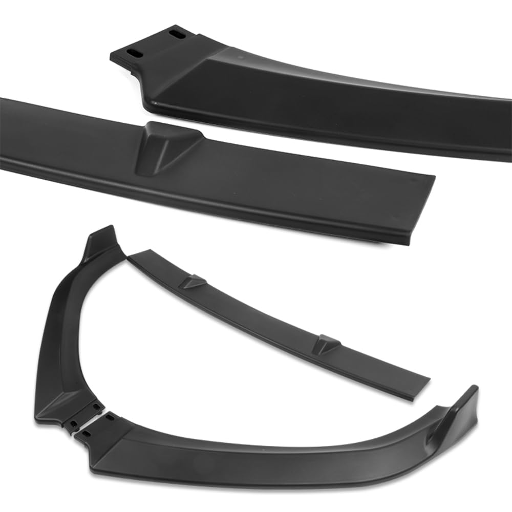 Q1-TECH 5-Piece Front Bumper Lip & Side Skirt Kit for 2017-2018 Audi A5 B9 - ABS Matt Black Body Splitter, Canard Diffuser & Rocker Winglet - Enhance Style & Aerodynamics for Street Racing & Car Shows