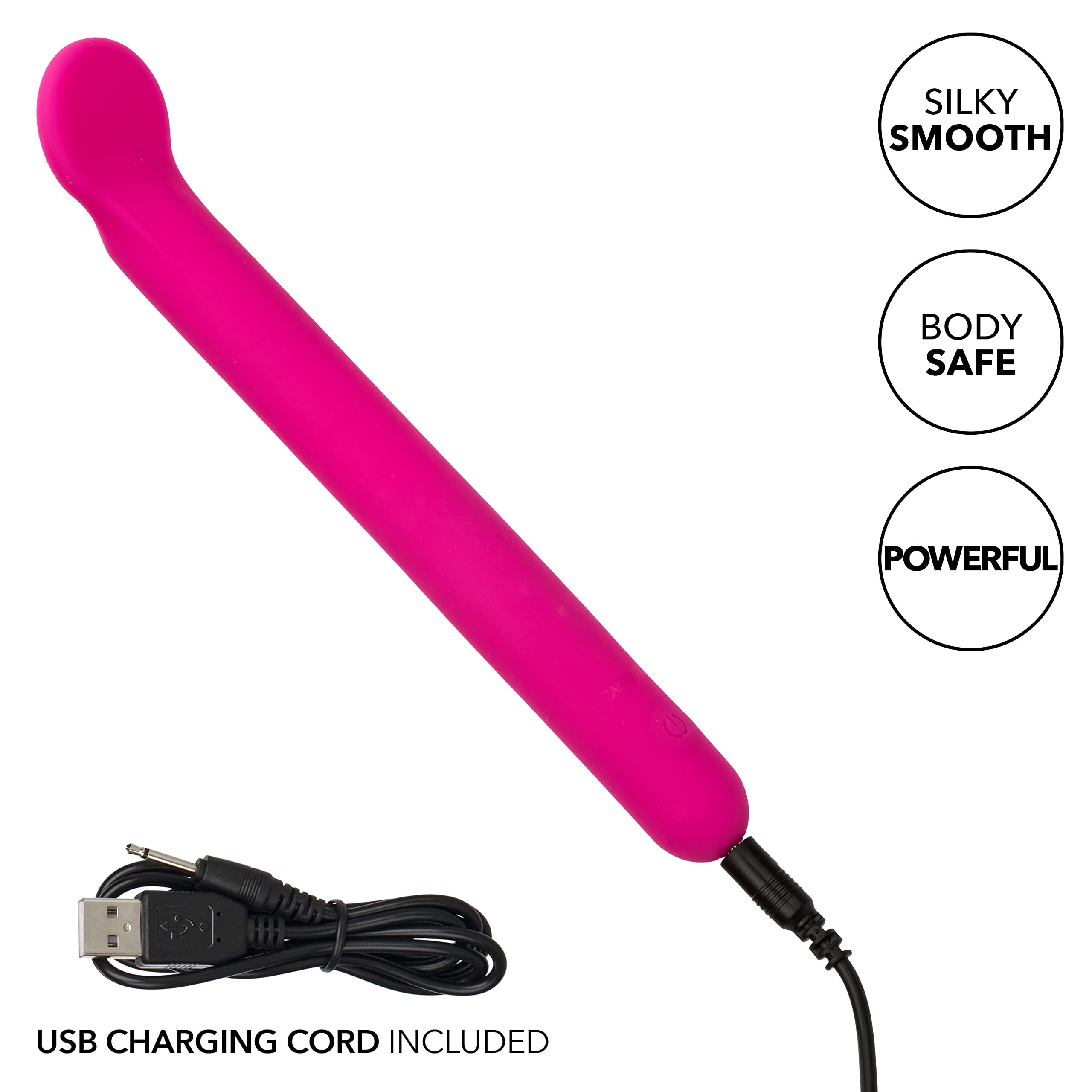 Bliss Liquid Silicone Rechargeable Wand Massager - Powerful Clitoral Stimulator Sex Toy for Women in Pink | Perfect for Solo Play & Couples Intimacy