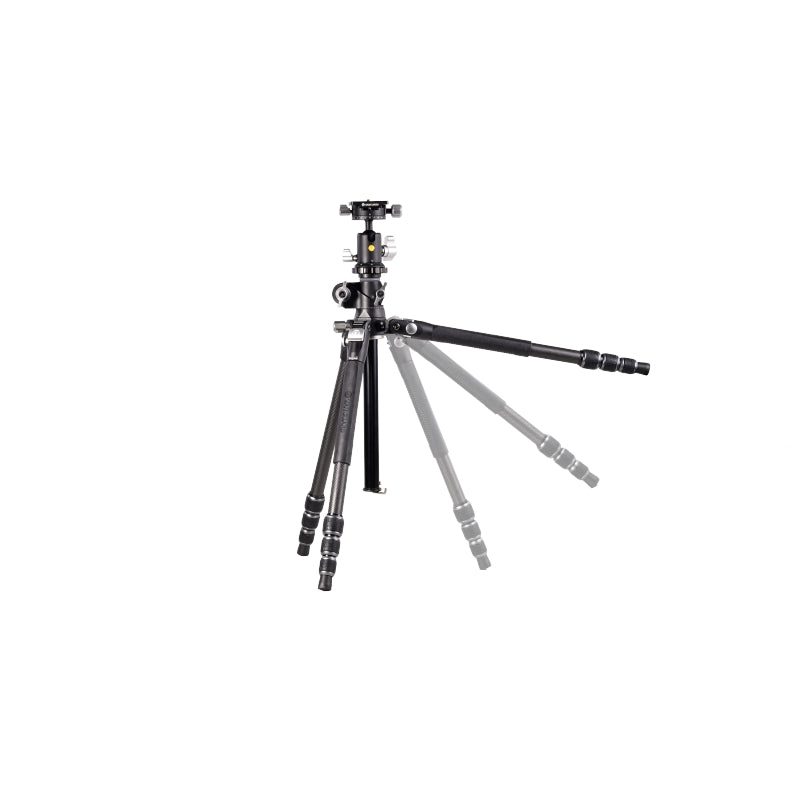 VEO 3T+ 264CB Ultra Lightweight Carbon Fiber Travel Tripod for DSLR Cameras - Perfect for Hiking, Travel Photography & Outdoor Adventures