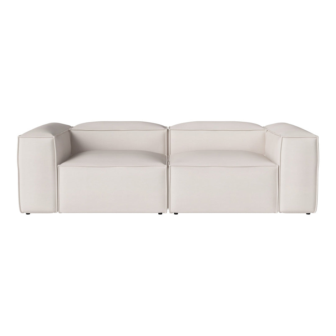 Cosima 2-Seater Sofa - Modern Fabric Loveseat for Small Spaces | Perfect for Living Room, Apartment & Office Waiting Area