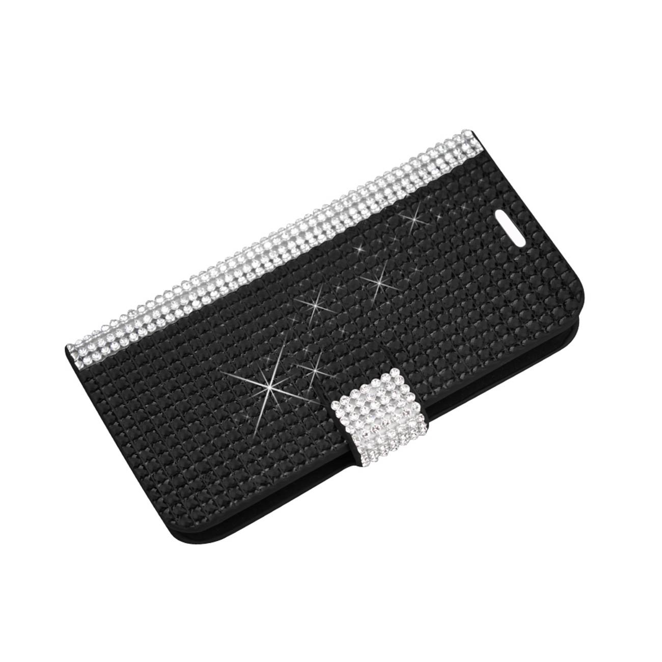 Reiko Wireless Wallet Cases for ZTE Overture 2 - Slim Protective Phone Cover with Card Slots & RFID Blocking - Perfect for Travel, Shopping & Everyday Use (Black)