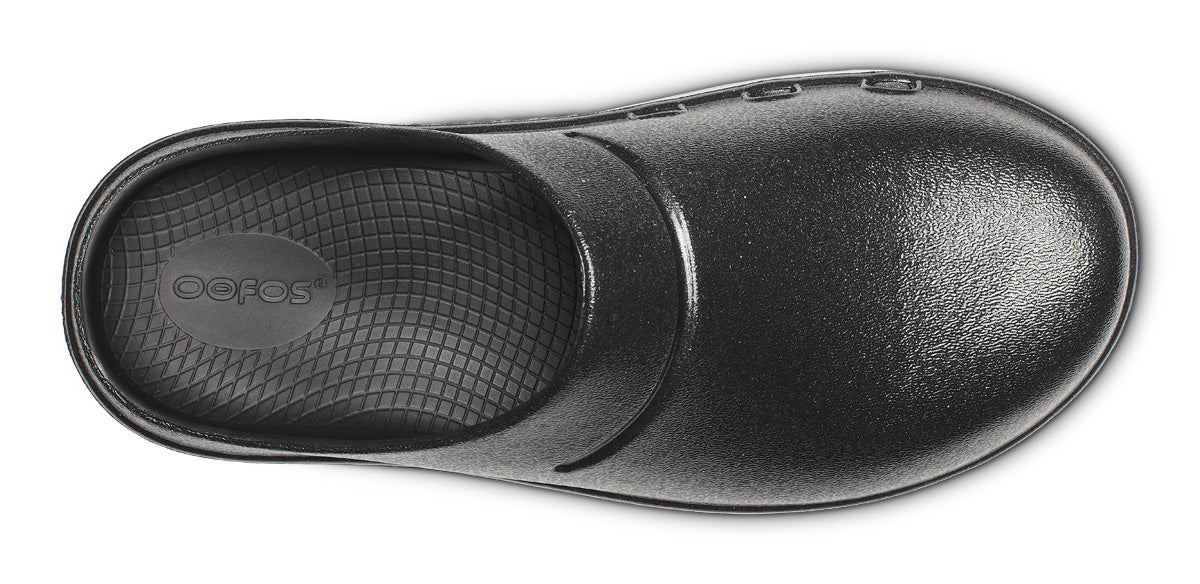 Women's OOcloog Luxe Clog - Sparkly Black Slip-On Shoes for Comfort & Style | Perfect for Casual Wear, Home, Garden & Outdoor Activities