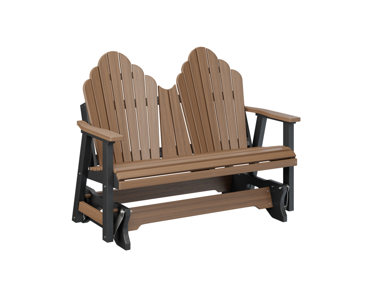 Berlin Gardens Cozi Back Double Glider - Outdoor Patio Swing with Canopy, Comfortable 2-Person Bench Glider for Garden, Porch, Deck - Perfect for Relaxing and Enjoying Nature