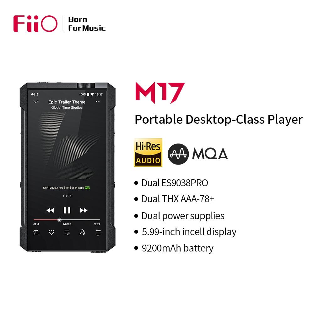 FiiO M17 High-Resolution Portable Music Player - Desktop & On-The-Go Audio Experience for Audiophiles & Music Lovers