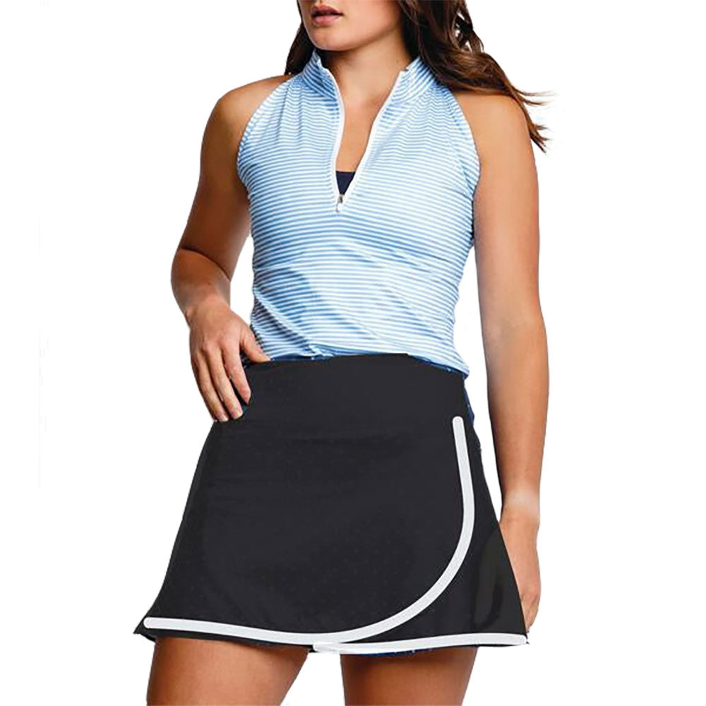 Calliope Kendall Women's Black Golf Skort - Stylish & Comfortable Skirt for Golfing, Tennis & Casual Wear