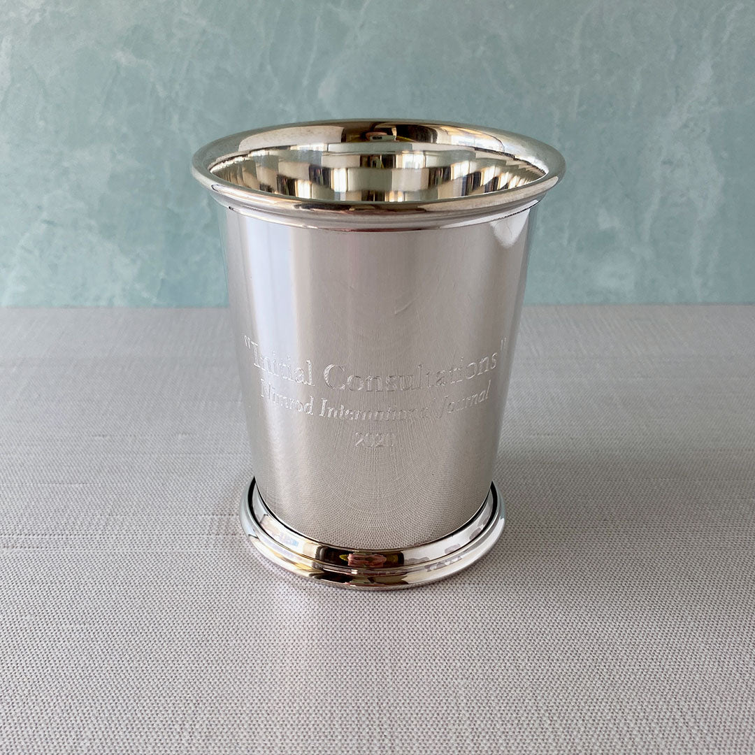 Sterling Silver Kentucky Julep Cup 9oz - Elegant Mint Julep Drinking Cup for Bourbon Cocktails, Southern Hospitality Gifts, and Kentucky Derby Party Supplies