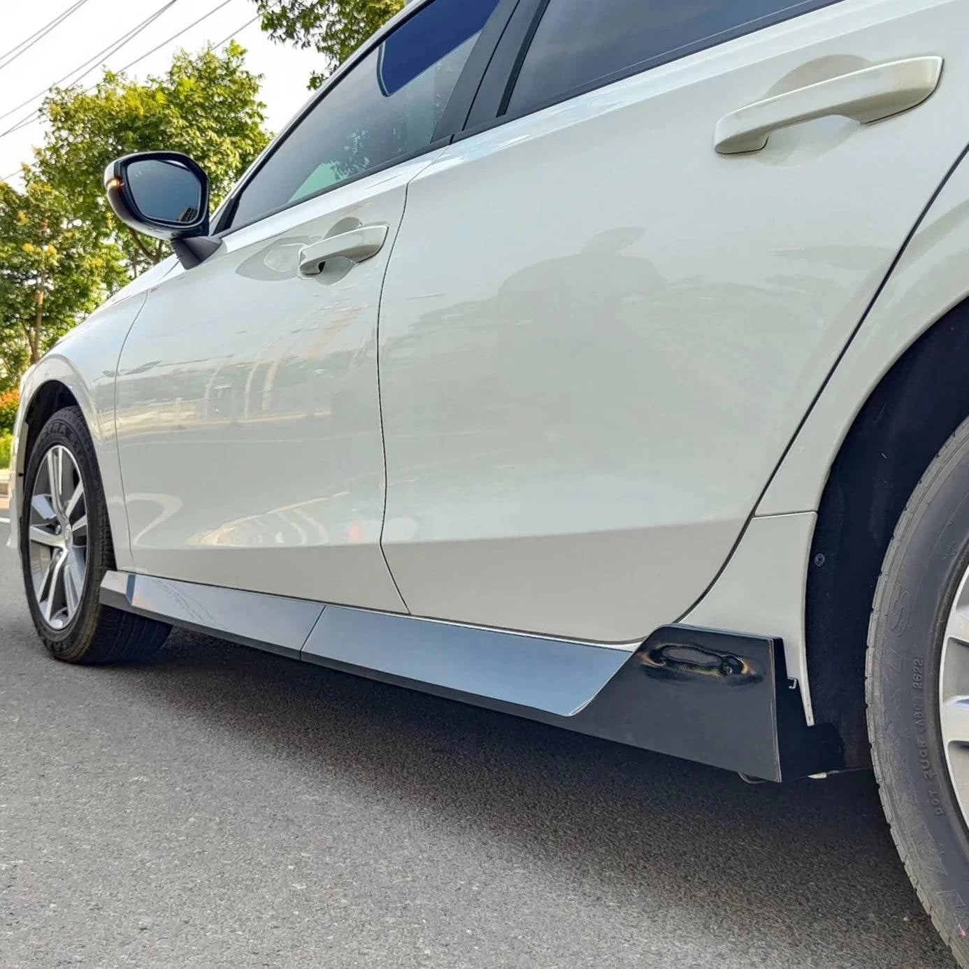 2022-2025 Honda Civic 11th Gen Hatchback Side Skirt Extensions - Glossy Black PP Material Body Kit for Enhanced Style & Aerodynamics - Perfect for Car Enthusiasts & Street Racing