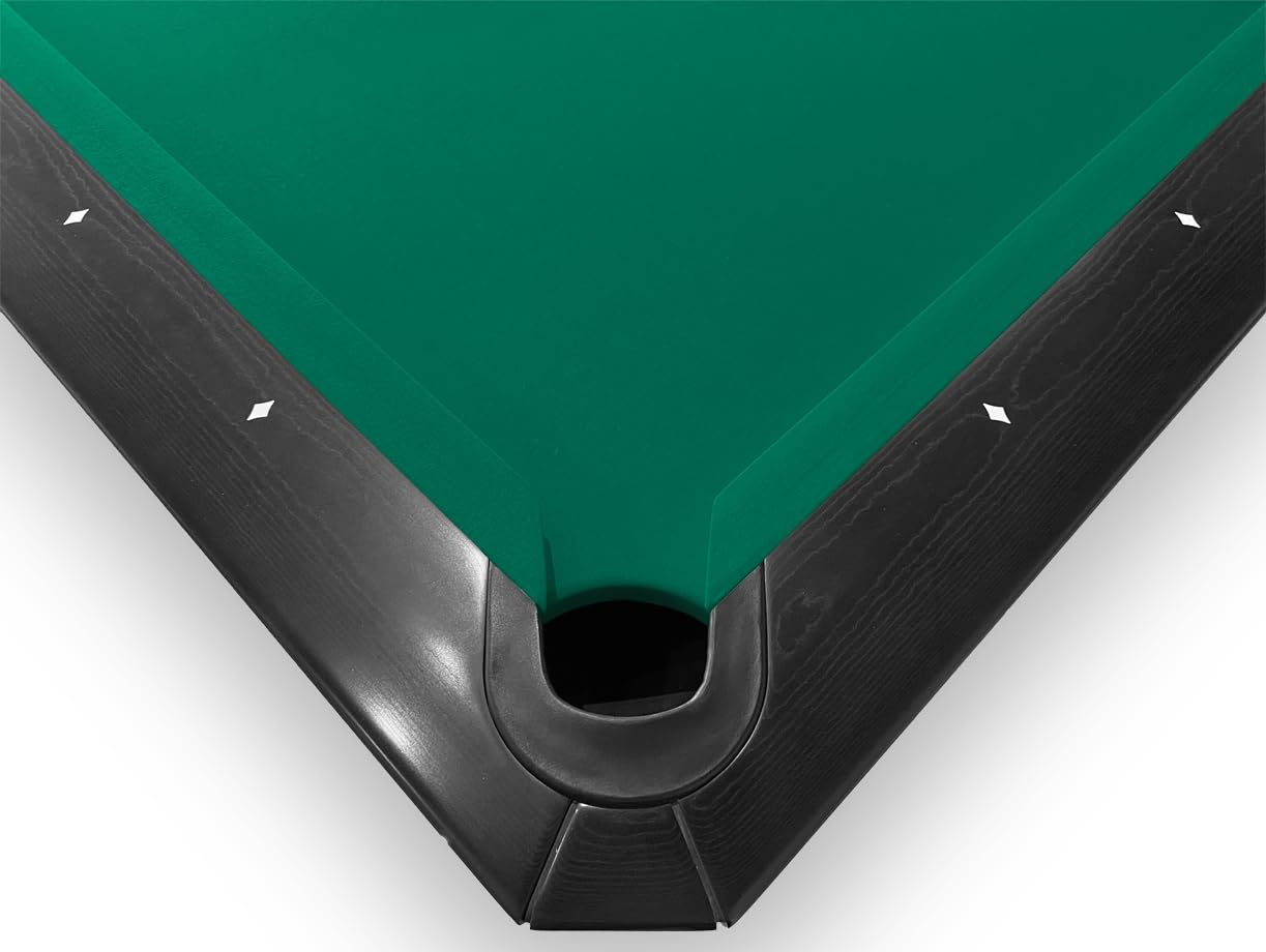 Simonis 860 Pool Table Cloth Replacement Kit for 8 FT Tables - Precut Bed & Rail Cloth, Horsehair Brush, Spots & Chalk (Simonis Green) | Professional Billiard Accessories for Home Game Rooms & Bars