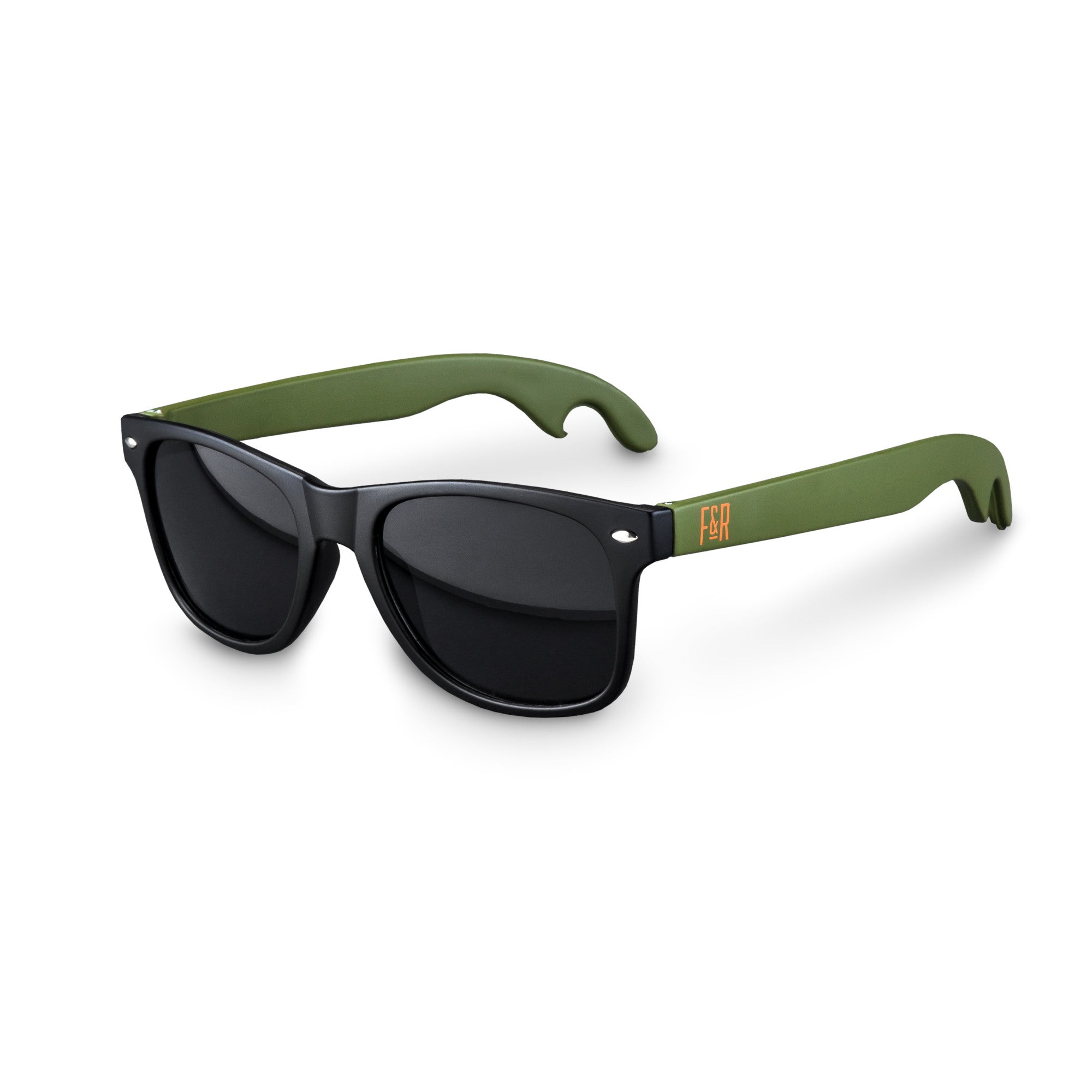 Foster & Rye Bottle Opener Sunglasses - Stylish UV Protection Shades with Built-in Bottle Opener for Outdoor Parties, Beach & BBQ