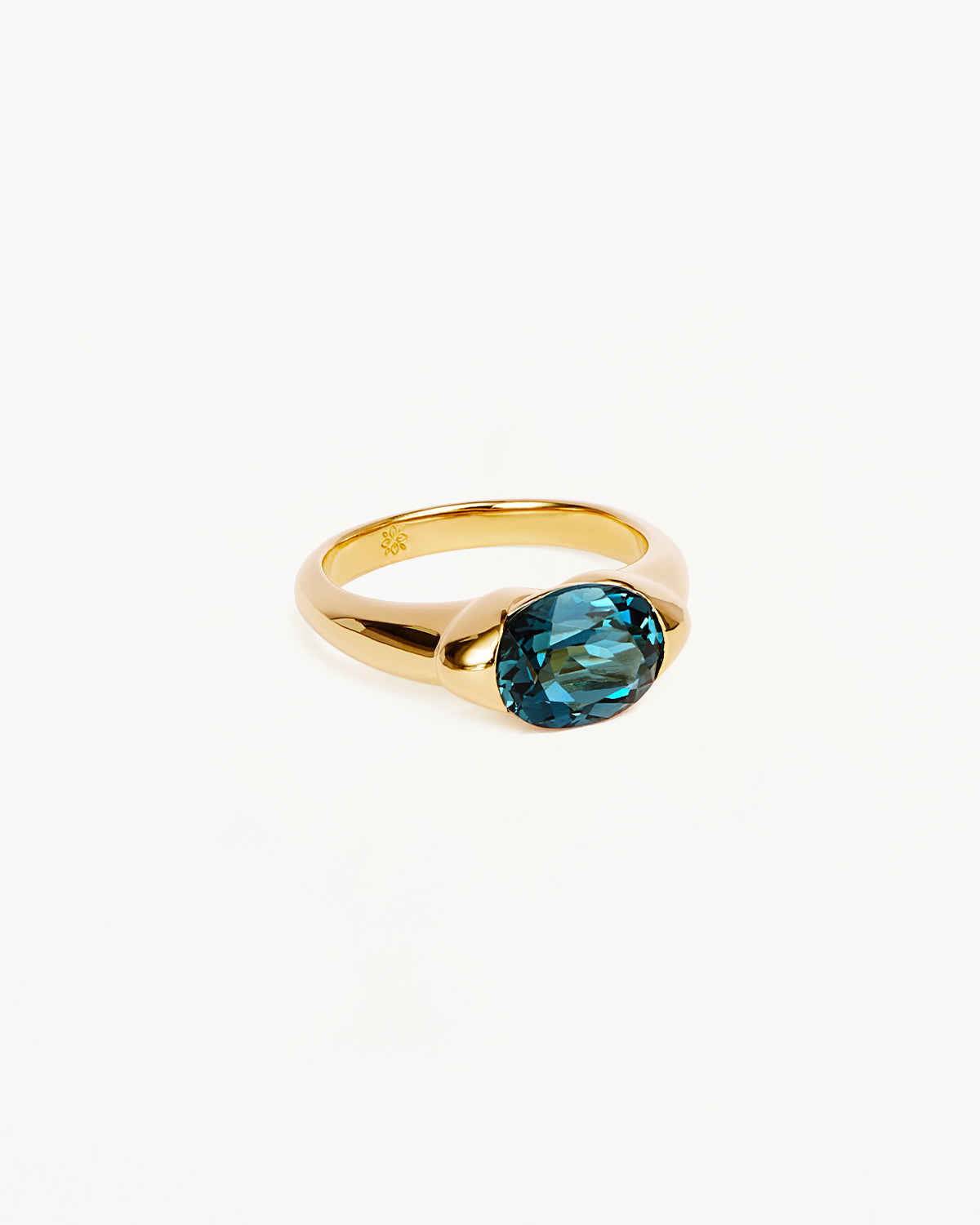 18K Gold Vermeil Sacred Jewel Ring - Elegant Ocean Wave Design for Women | Perfect for Weddings, Parties & Everyday Wear