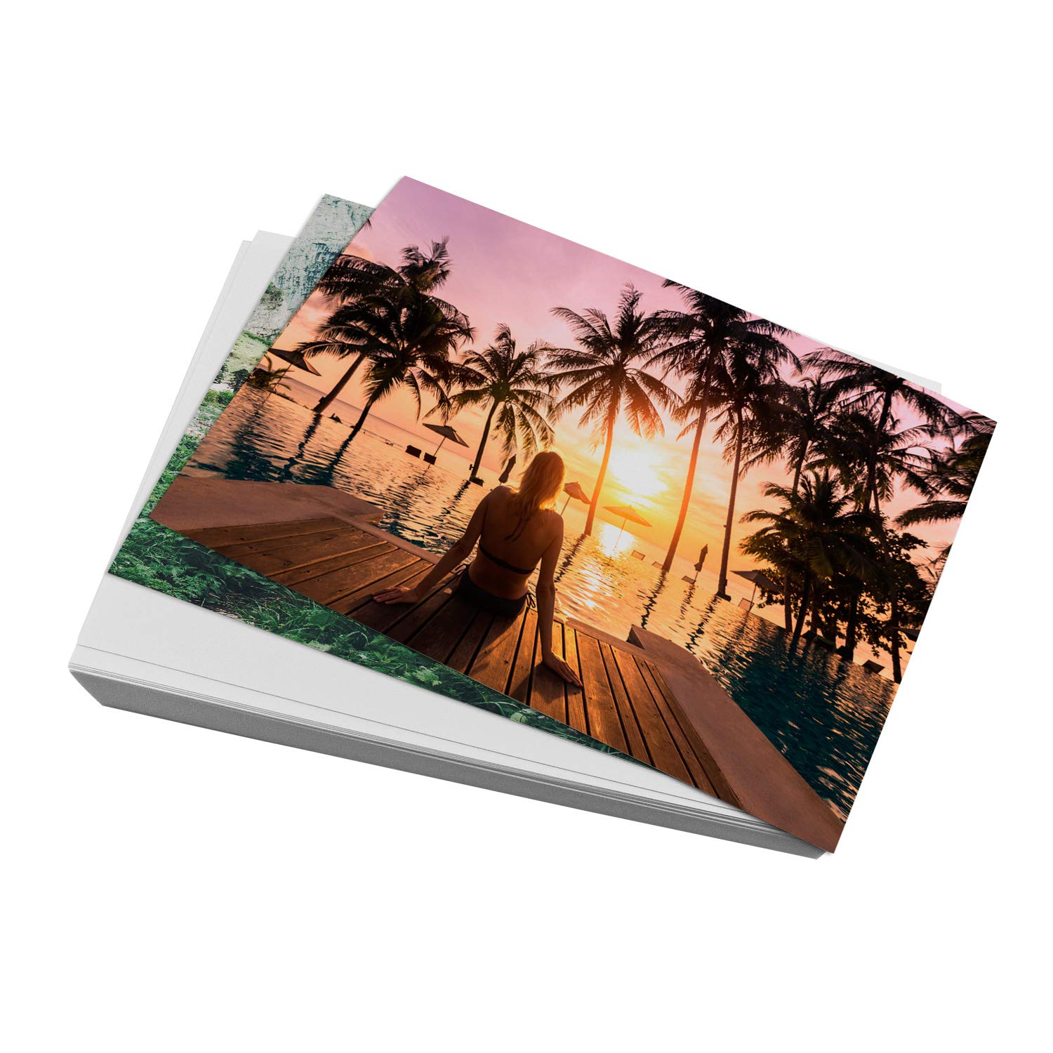 Vibrance Matte Photo Printer Paper - 12 mil 230 gsm Premium Matte Photo Paper Sheets (5x7 inches, 100 Sheets) - Compatible with Epson, Canon, HP & All Inkjet Printers - Perfect for Professional Photography, Scrapbooking & Home Decor