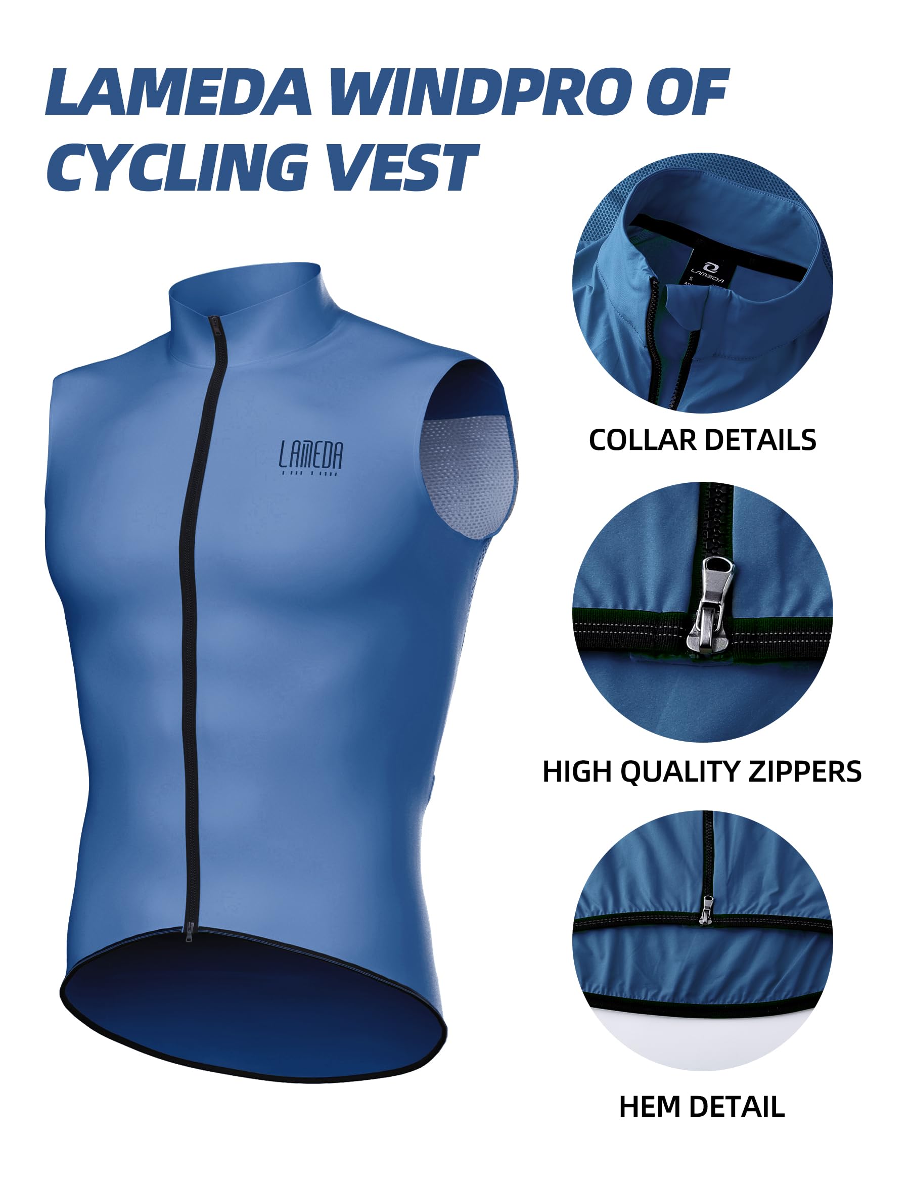 Men's & Women's Windproof Cycling Jacket - Lightweight, Packable Bicycle Windbreaker for Outdoor Sports & Commuting