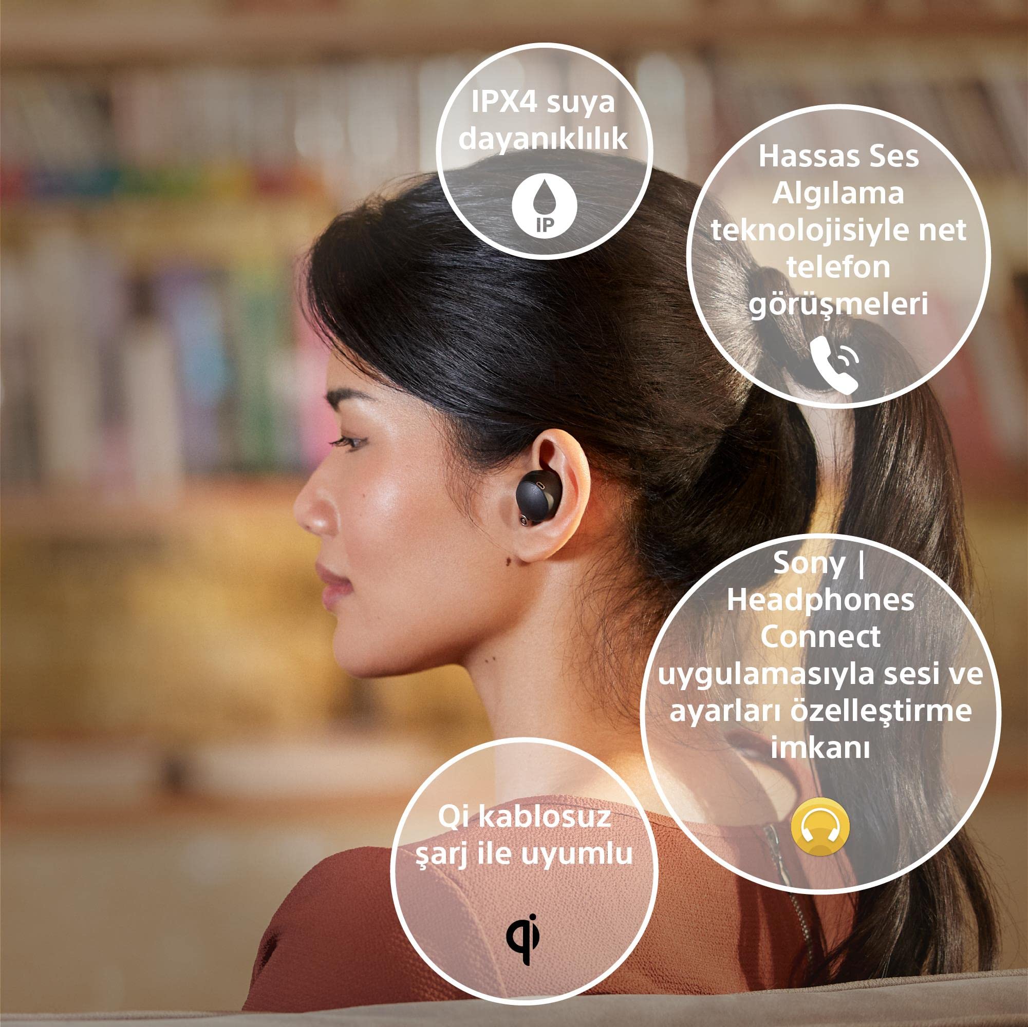 Sony WF-1000XM4 Wireless Noise Cancelling Earbuds with Charging Case - Bluetooth Headphones with Alexa & Google Assistant - Built-in Mic for Calls (Renewed) - Perfect for Travel, Workouts & Commuting