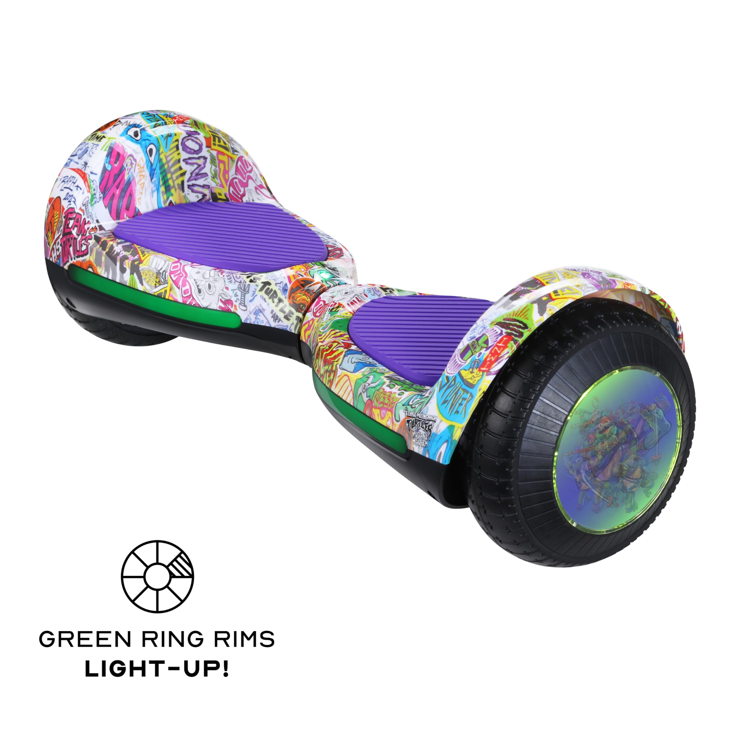 Self-Balancing Hoverboard Scooter with LED Light Up Wheels - 6.5