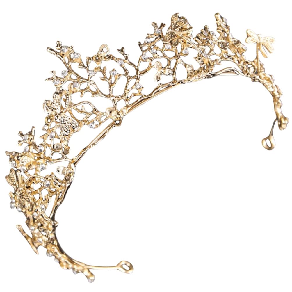 Elegant Rhinestone Tiara for Women - Wedding, Birthday, Bridal Hair Accessories with Flower & Retro Design - Perfect for Brides, Parties, Prom & Special Occasions