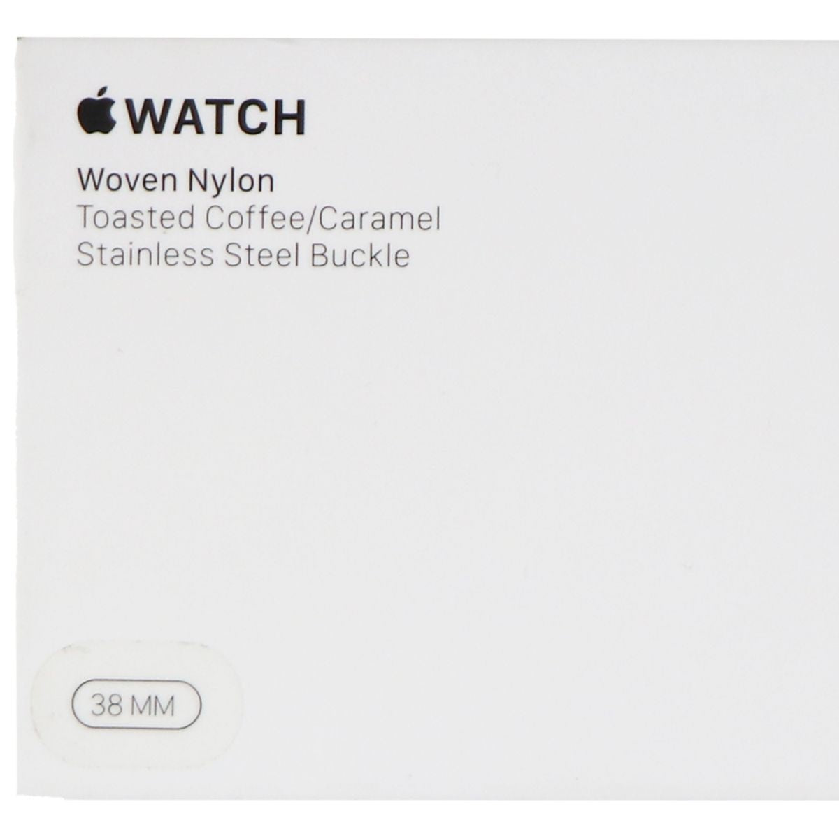 Apple Watch 38mm/40mm Woven Nylon Band - Toasted Coffee & Caramel | Comfortable & Durable Strap for Workouts, Running & Everyday Wear