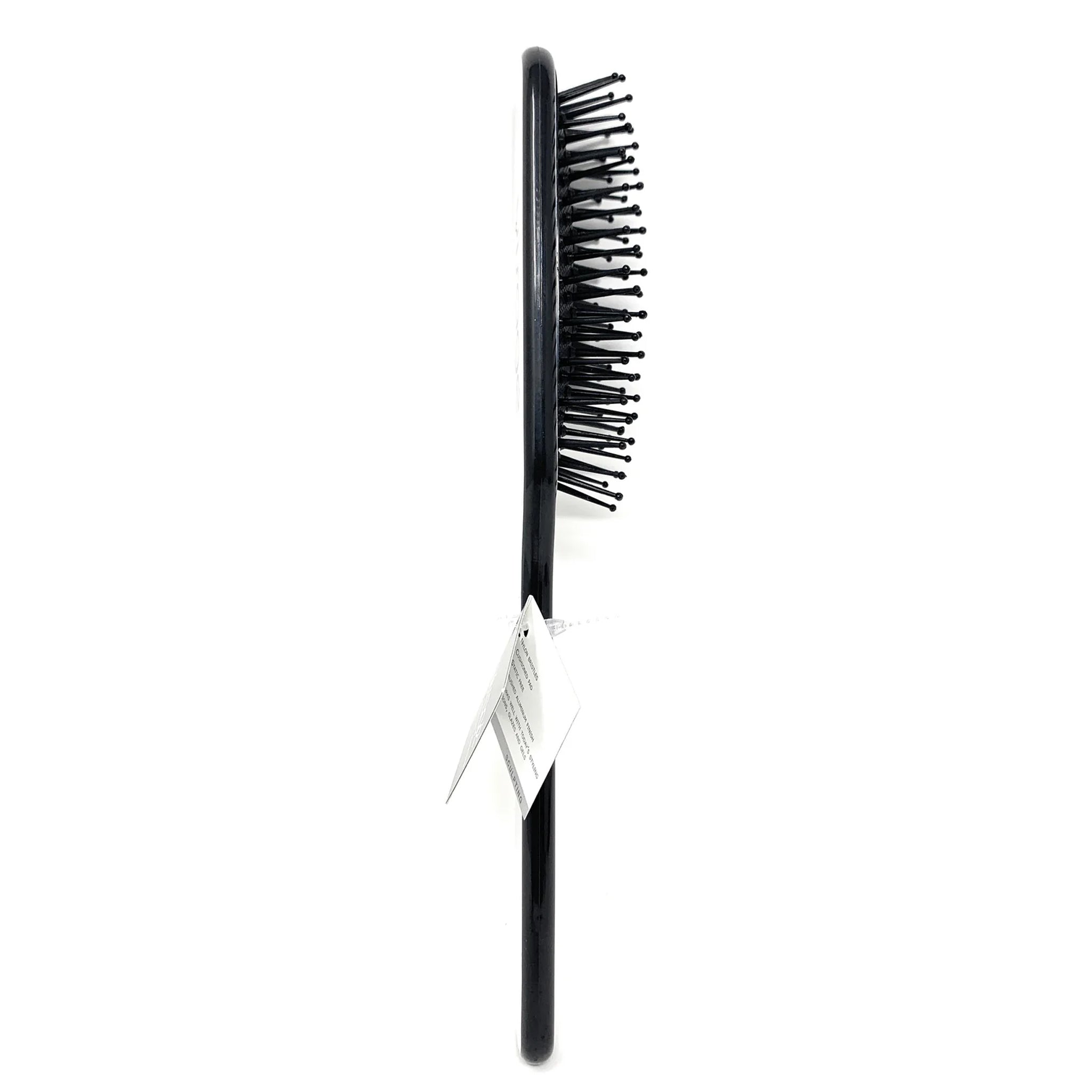 Static-Free Sculpting Cushioned Hair Brush for Men & Women - Cricket Visage #390 (Silver/Black) | Perfect for Styling, Detangling & Smoothing Hair at Home or Salon