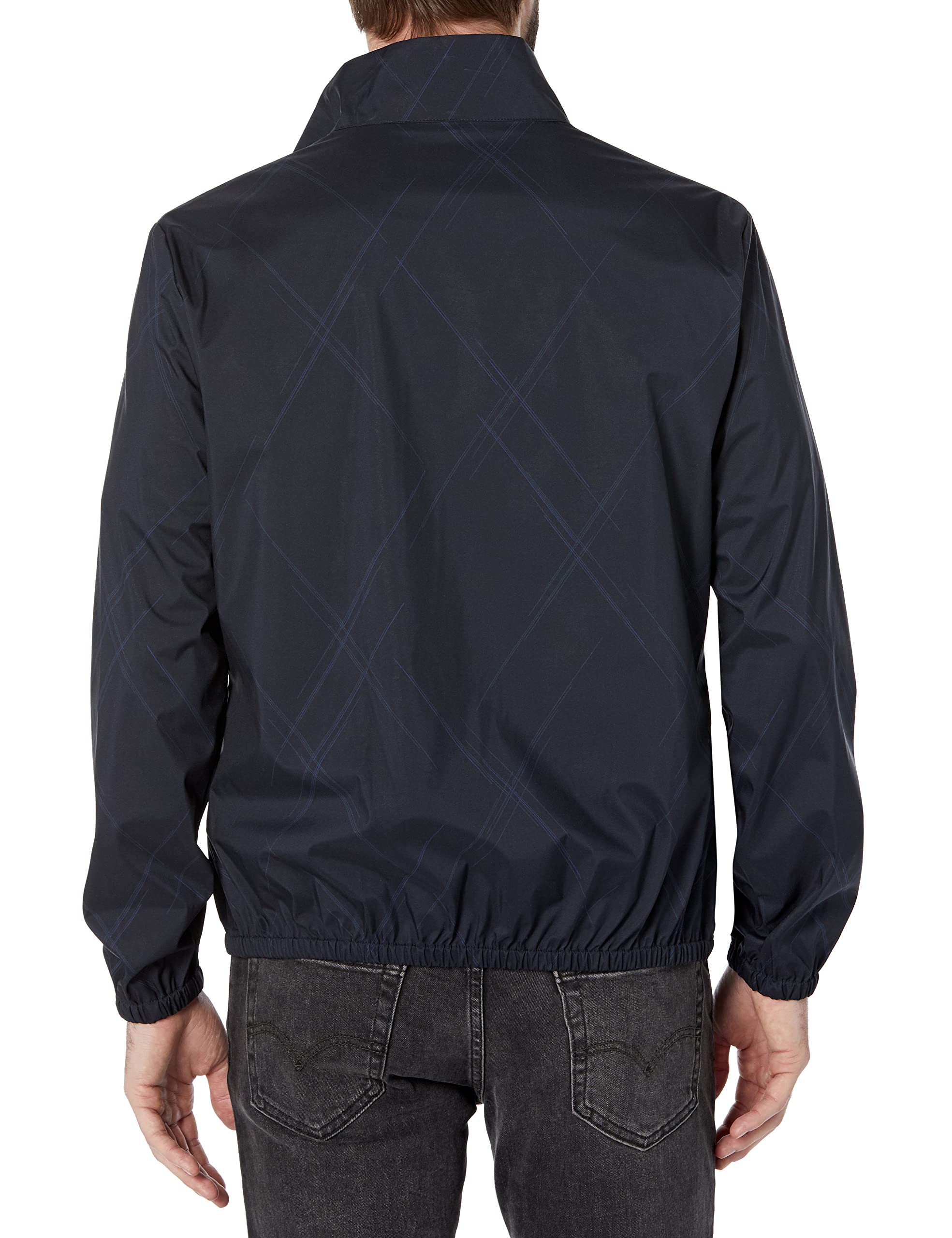 Karl Lagerfeld Paris Men's Camouflage Printed Bomber Jacket - Lightweight Casual Outerwear for Everyday Wear & Street Style Fashion