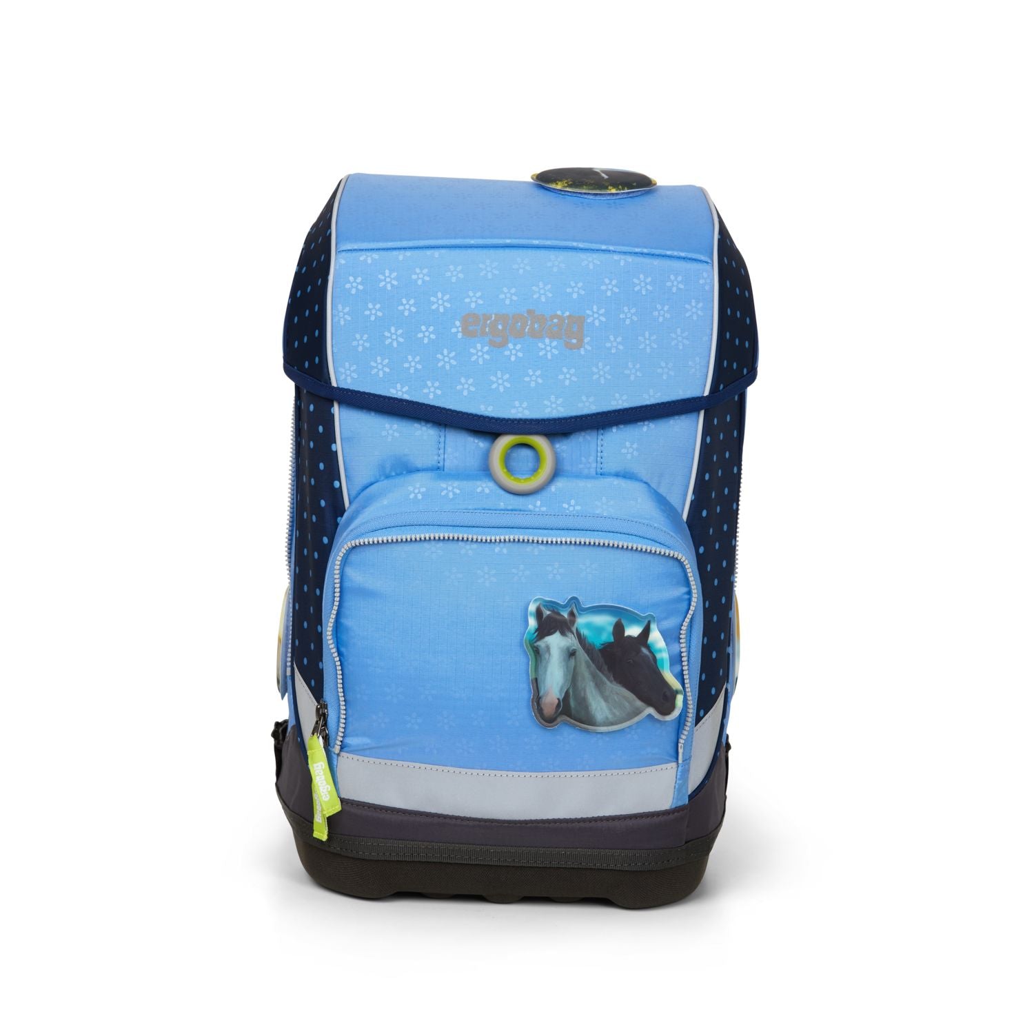 Ergobag Cubo Light Sky RideBear - Premium Baby Carrier for Comfortable & Safe Babywearing - Perfect for Hiking, Travel & Everyday Use
