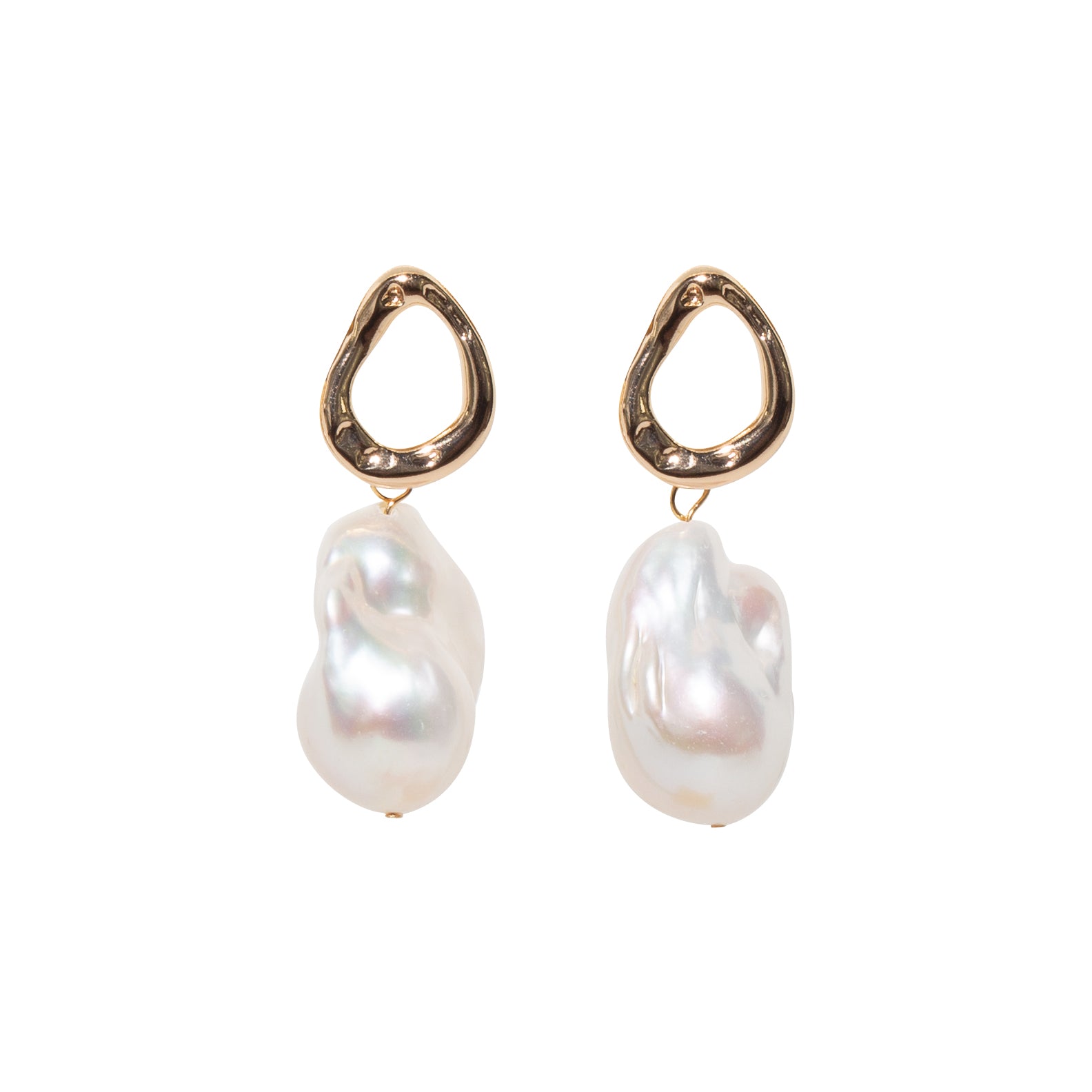Dali Dreamscape Pearl Earrings for Women - Elegant Handmade Jewelry Gift for Brides, Party & Special Occasions
