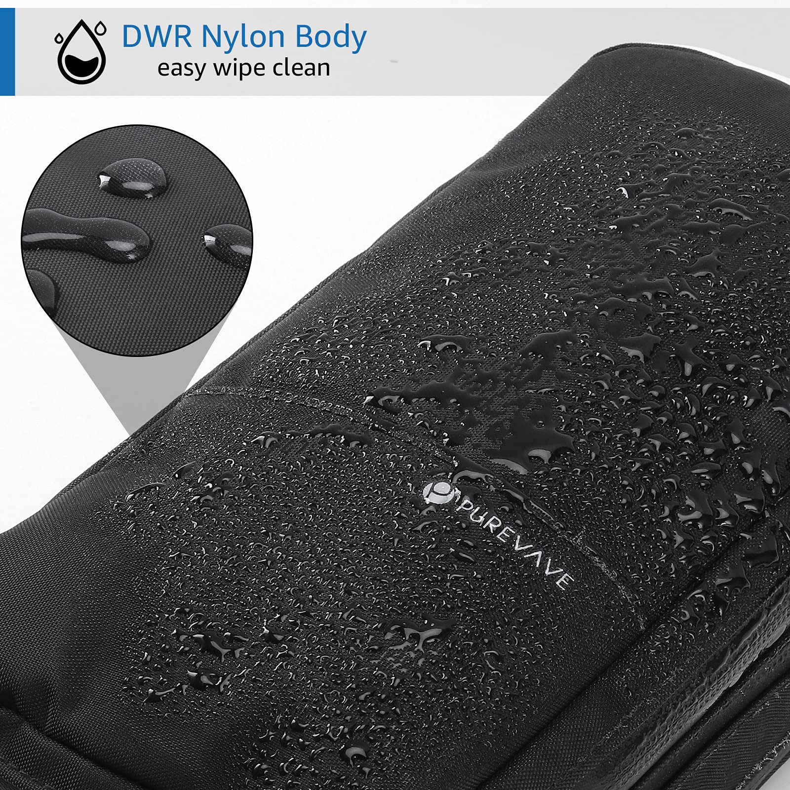 Compact Waterproof Men's Travel Toiletry Bag - Hanging Dopp Kit for Gym & Camping