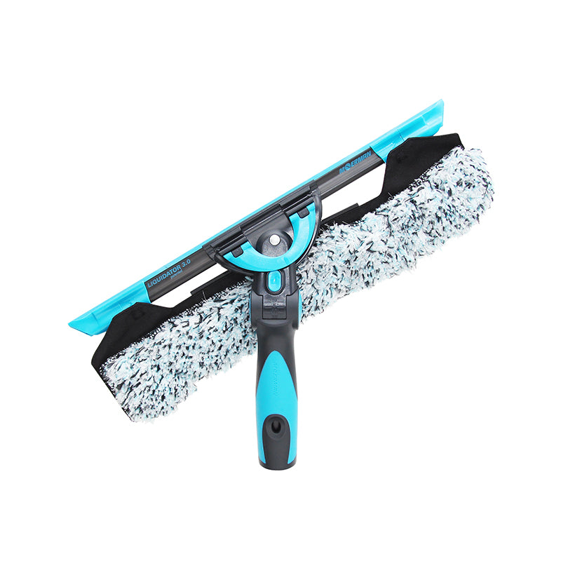 Moerman Fugu F*LIQ Liquidator 3.0 & Excelerator 2.0 Window Cleaning Squeegee Combo Kit - Professional Glass Cleaning Tools for Home, Office, and Commercial Use