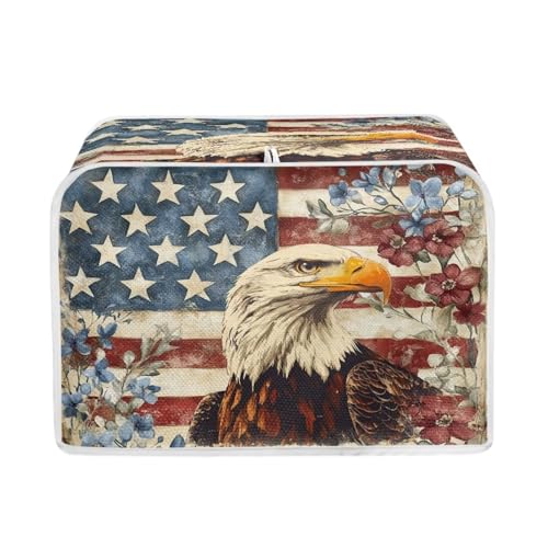 Eagle Flower American Flag