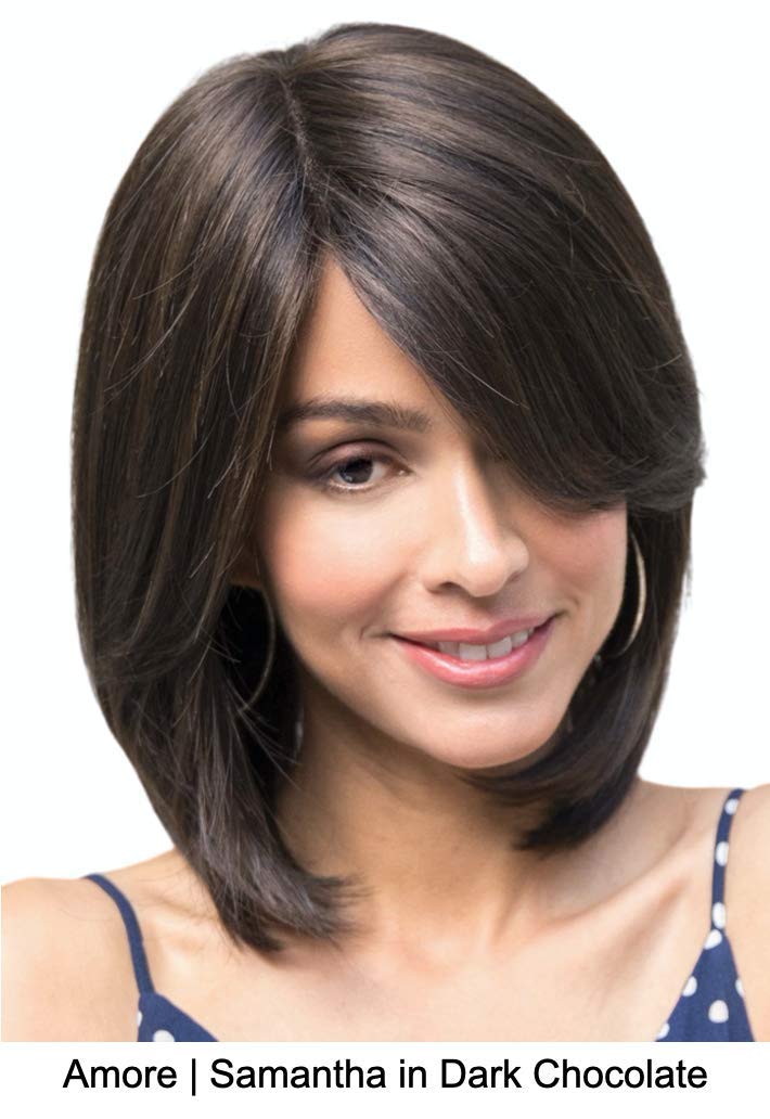 Amore SAMANTHA Double Mono Synthetic Wig - 5 Piece Set with Wig, 4oz Mara Ray Shampoo & Conditioner, Wide Tooth Comb & 19 Page Guide (Auburn Sugar) | Perfect for Cosplay, Costume Parties & Everyday Wear