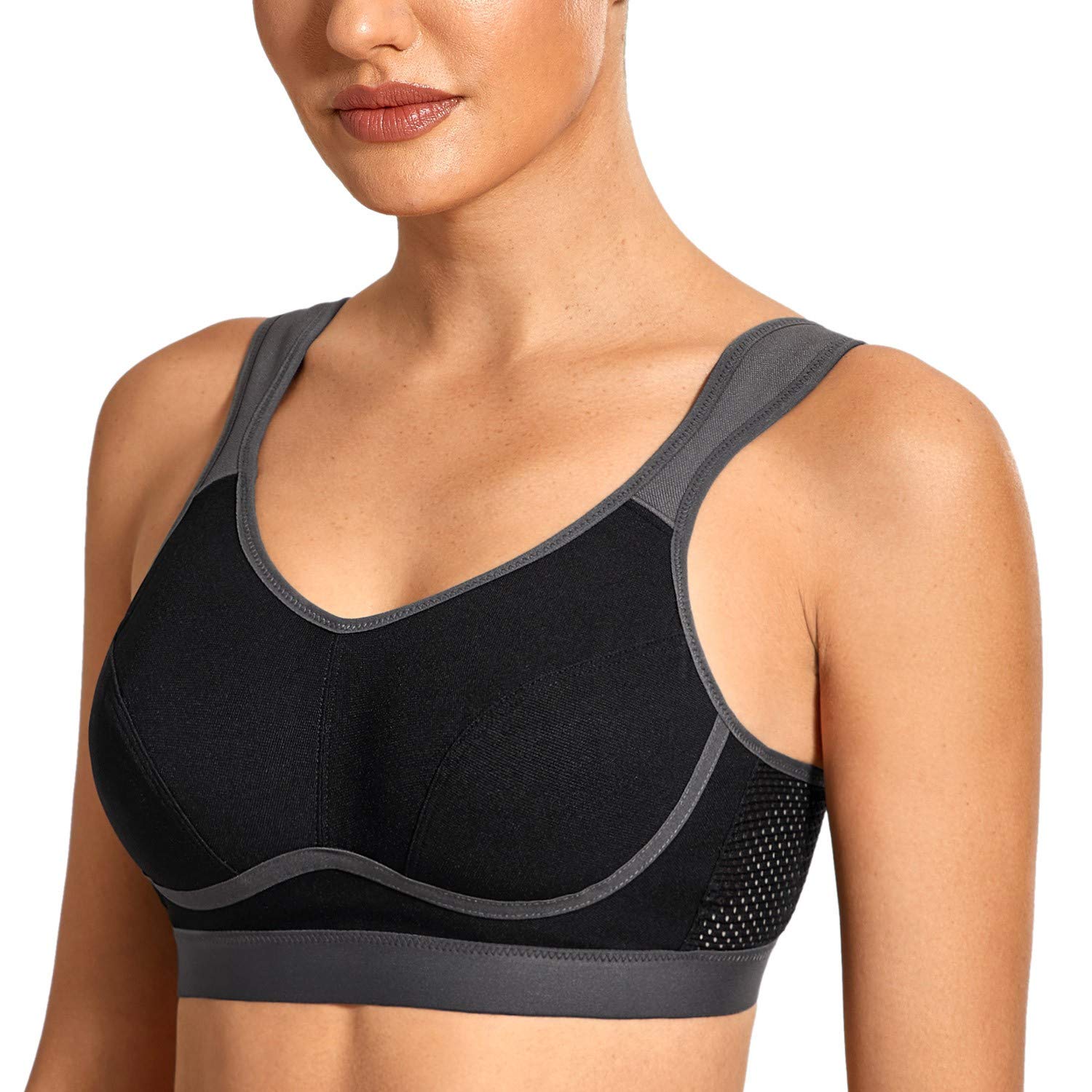 VANTONIA High Impact Sports Bras for Women - Wireless Plus Size Workout Bra with Maximum Support - Perfect for Running, Gym & High Intensity Training