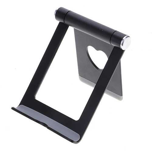 Premium Aluminum Alloy Adjustable Phone Stand - Anti-Slip Multi-Angle Desktop Mobile Phone Holder for iPhone, Samsung, iPad - Perfect for Work, Video Calls & Hands-Free Viewing