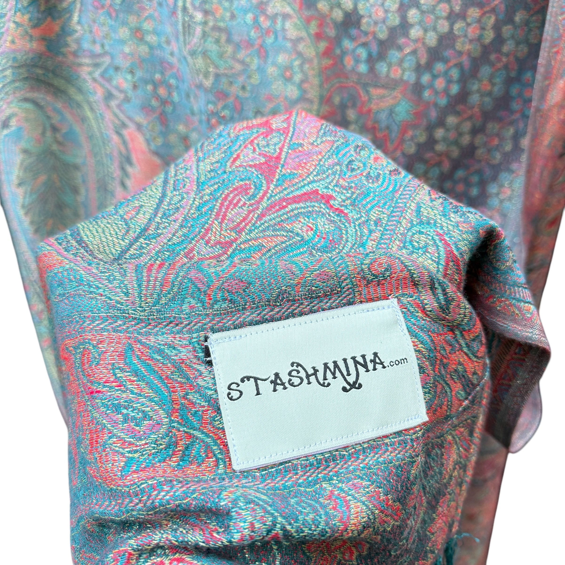 Stashmina Rainbow - Soft & Colorful Cashmere Blend Scarf for Women - Perfect for Winter Fashion, Travel & Gift Giving