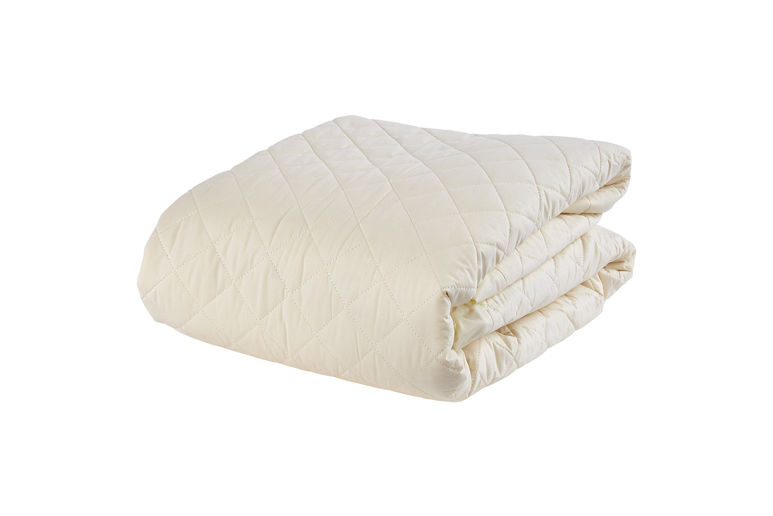 Sleep & Beyond myProtector 2-in-1 Washable Mattress Protector with Natural Wool Filling - Breathable, Waterproof, Fits up to 18