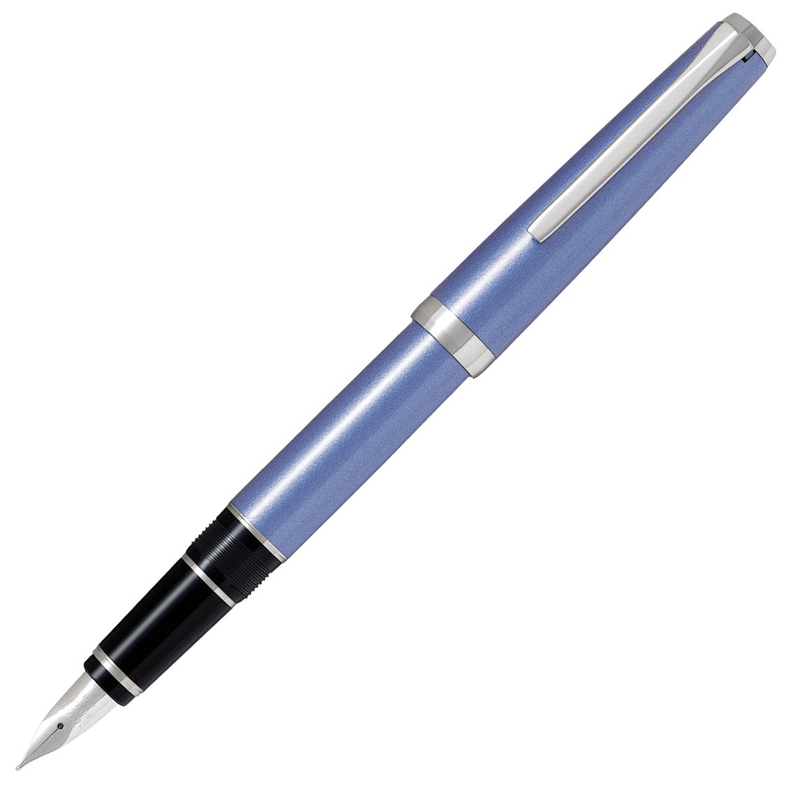 Pilot Metal Falcon Fountain Pen - Sapphire Blue, 14K Gold Soft Fine Nib | Premium Writing Instrument for Calligraphy, Journaling & Office Use