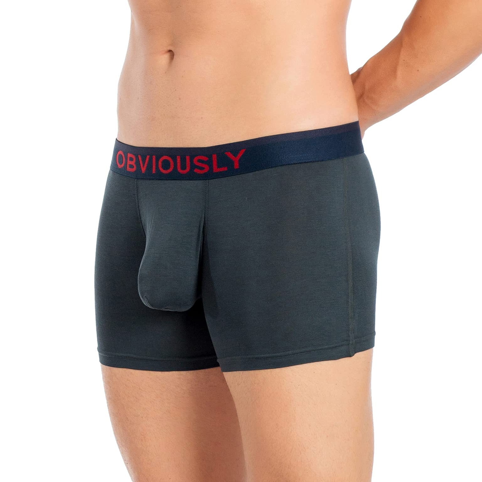 Obviously FreeMen's Boxer Briefs - 3 Inch Leg Underwear for Men | Soft, Breathable & Comfortable | Perfect for Workout, Running & Everyday Wear