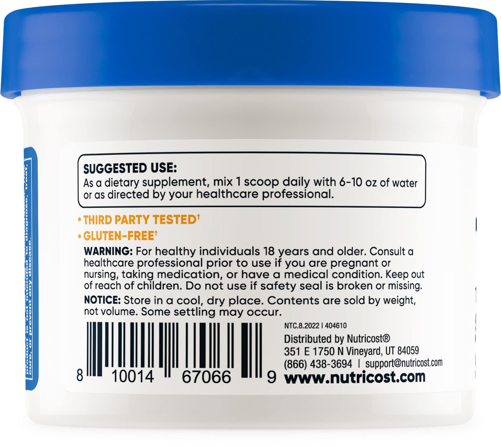 Nutricost TUDCA Powder 25g (Tauroursodeoxycholic Acid) - Gluten Free, Non-GMO Supplement for Liver Support & Digestive Health - Perfect for Detox & Wellness Routines