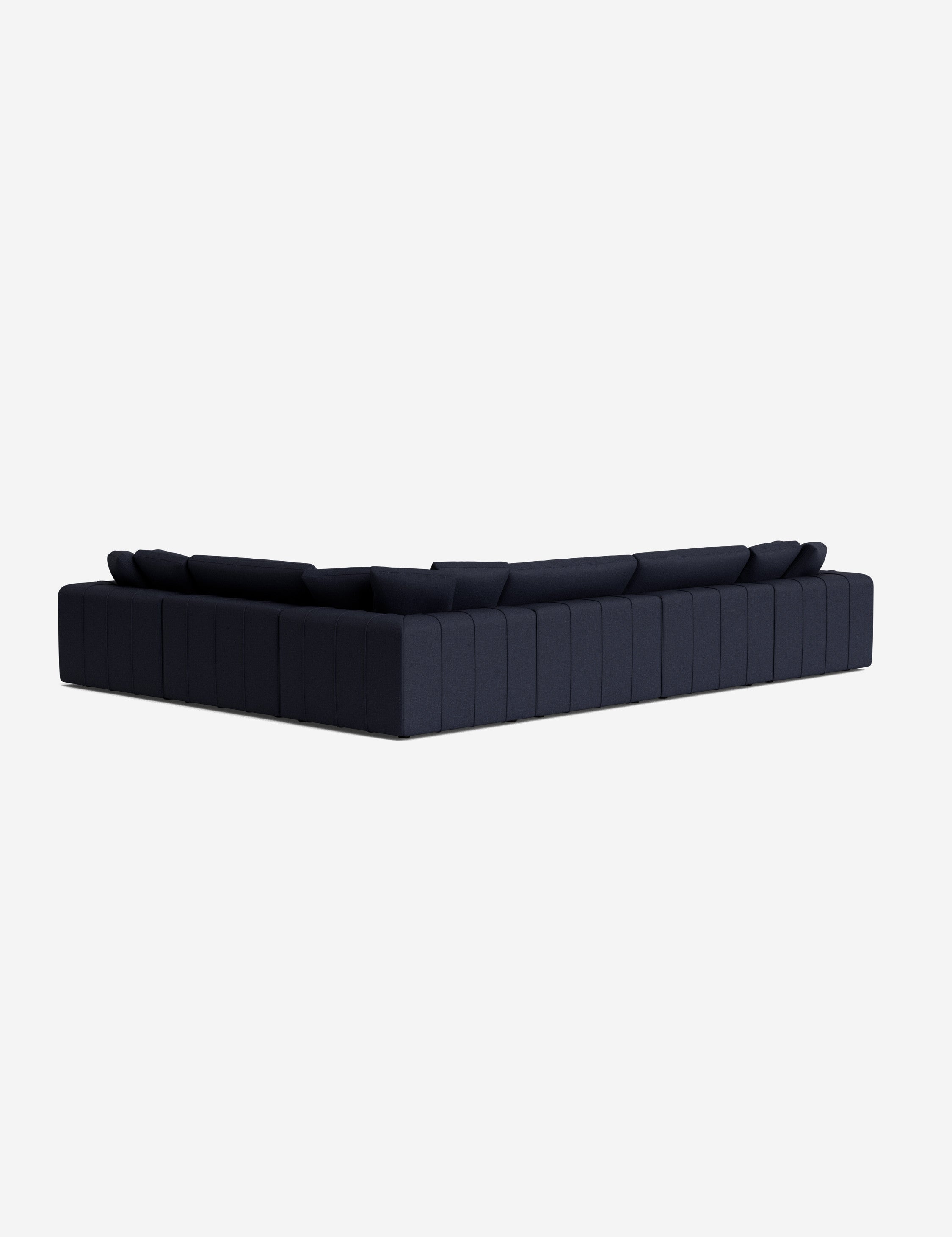 Capella Modular Corner Sectional Sofa - Modern L-Shaped Couch for Living Room, Home Theater & Lounge Areas | Customizable Comfortable Furniture