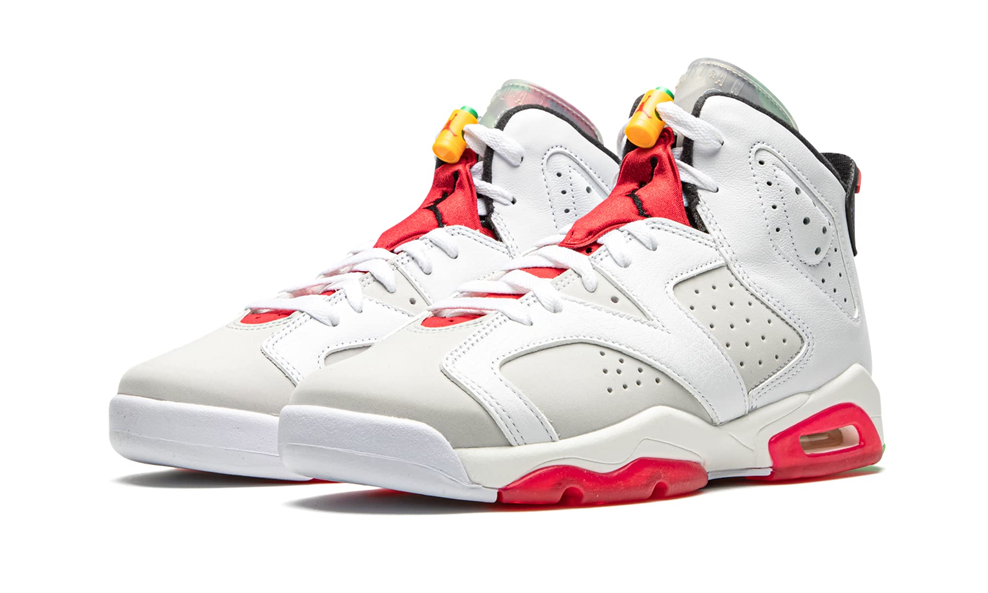 Jordan Youth Air 6 Retro GS Basketball Shoes 384665-062 Hare - Size 5.5Y for Boys - Perfect for School, Sports & Casual Wear