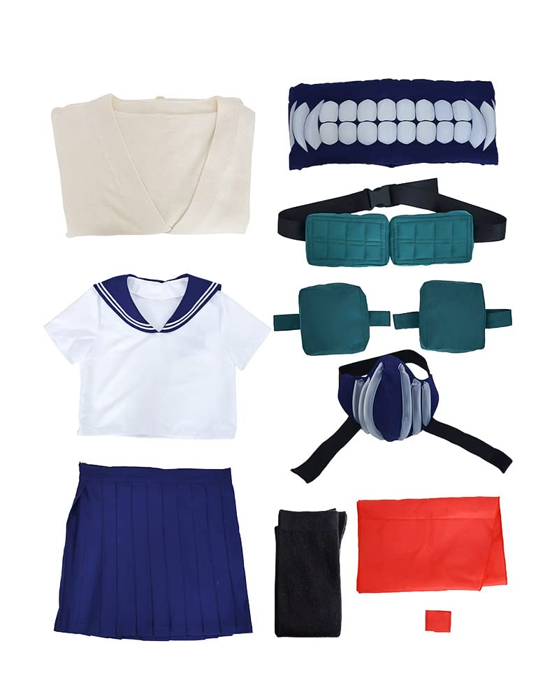 Miccostumes Women's Deluxe Anime JK School Uniform Cosplay Costume Set - High Quality Japanese Schoolgirl Outfit for Halloween, Cosplay Events & Anime Conventions