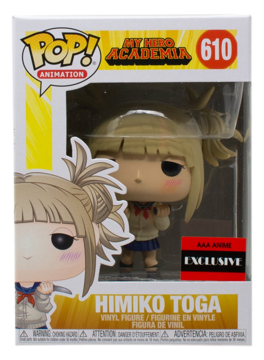 My Hero Academia Himiko Toga Funko Pop! Vinyl Figure #610 - Anime Collectible for Fans, Perfect for Display & Gifts