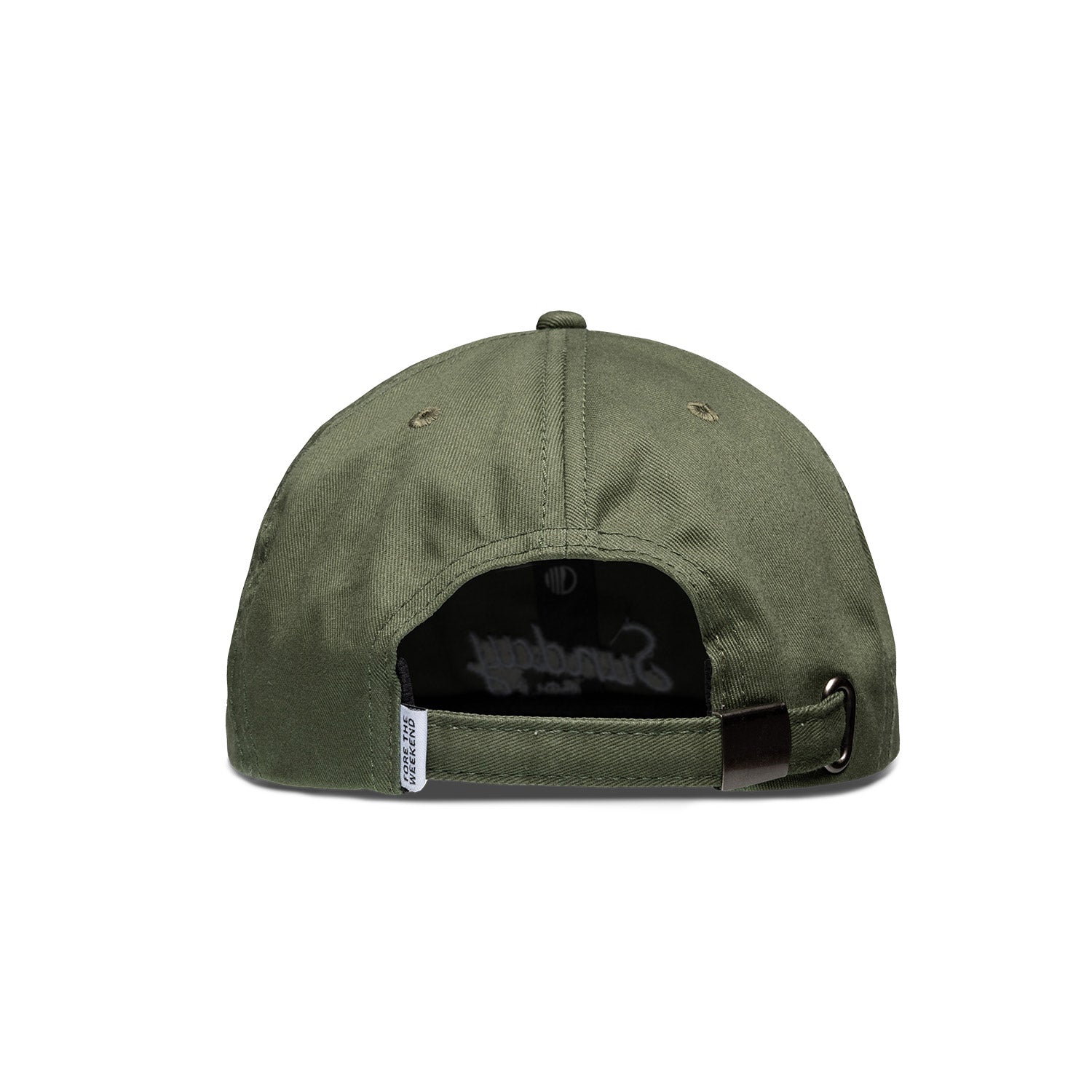 Sunday Golf Dad Hat - Olive Green Adjustable Baseball Cap for Men | Perfect for Golf, Casual Wear & Outdoor Activities
