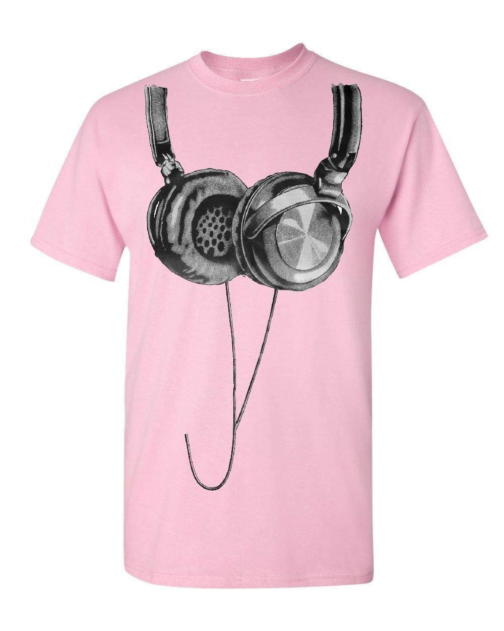 DJ Music T-Shirt with Huge Hanging Headphones Design - Cool Graphic Tee for Music Lovers, DJs & Concert Goers - Perfect for Parties, Festivals & Casual Wear