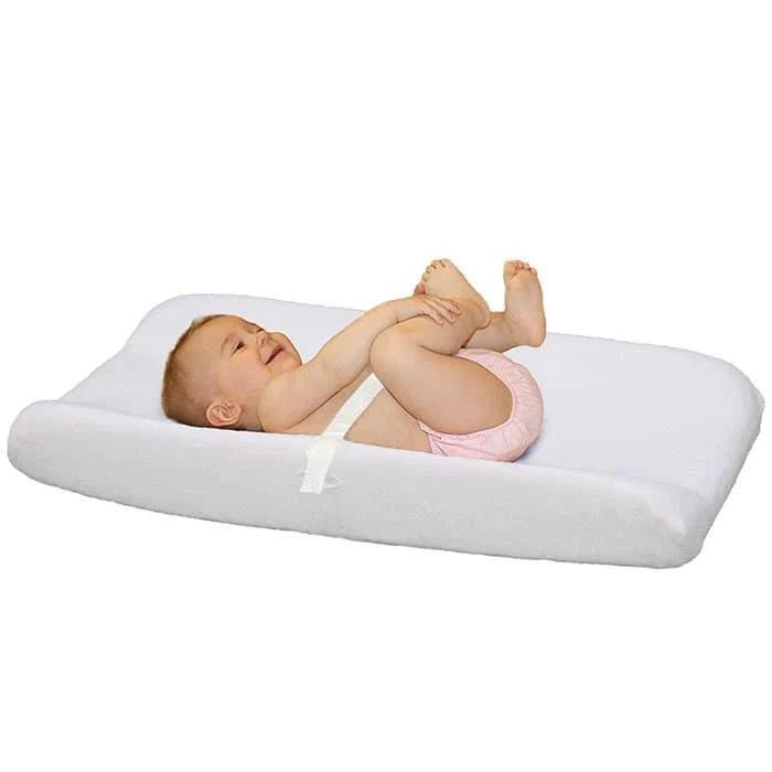 Jolly Jumper Contoured Changing Pad Cover - Waterproof & Soft Baby Changing Mat for Nursery, Diaper Station & On-the-Go - Fits Standard Changing Tables & Dressers