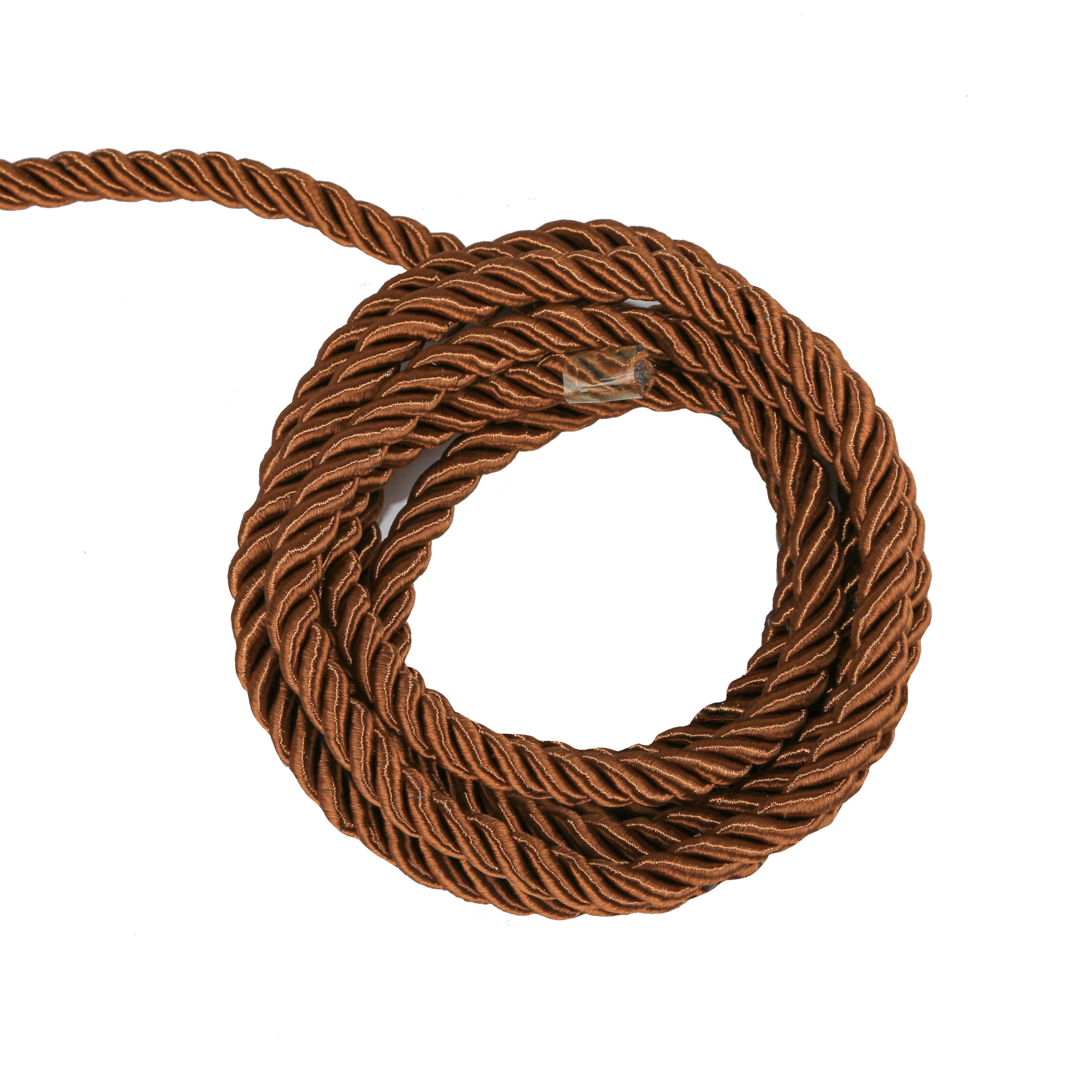 8mm / 10 Yards Nylon Twisted Rope Cord - Strong Durable String for DIY Home Decor, Craft Projects, Costume Making & Jewelry Design | Perfect for Macrame, Gift Wrapping & Party Decorations