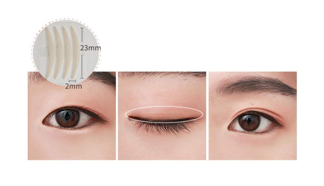 Elegious Invisible Eyelid Tape - 300 Pairs for Natural Double Eyelids | Makeup & Beauty Essential