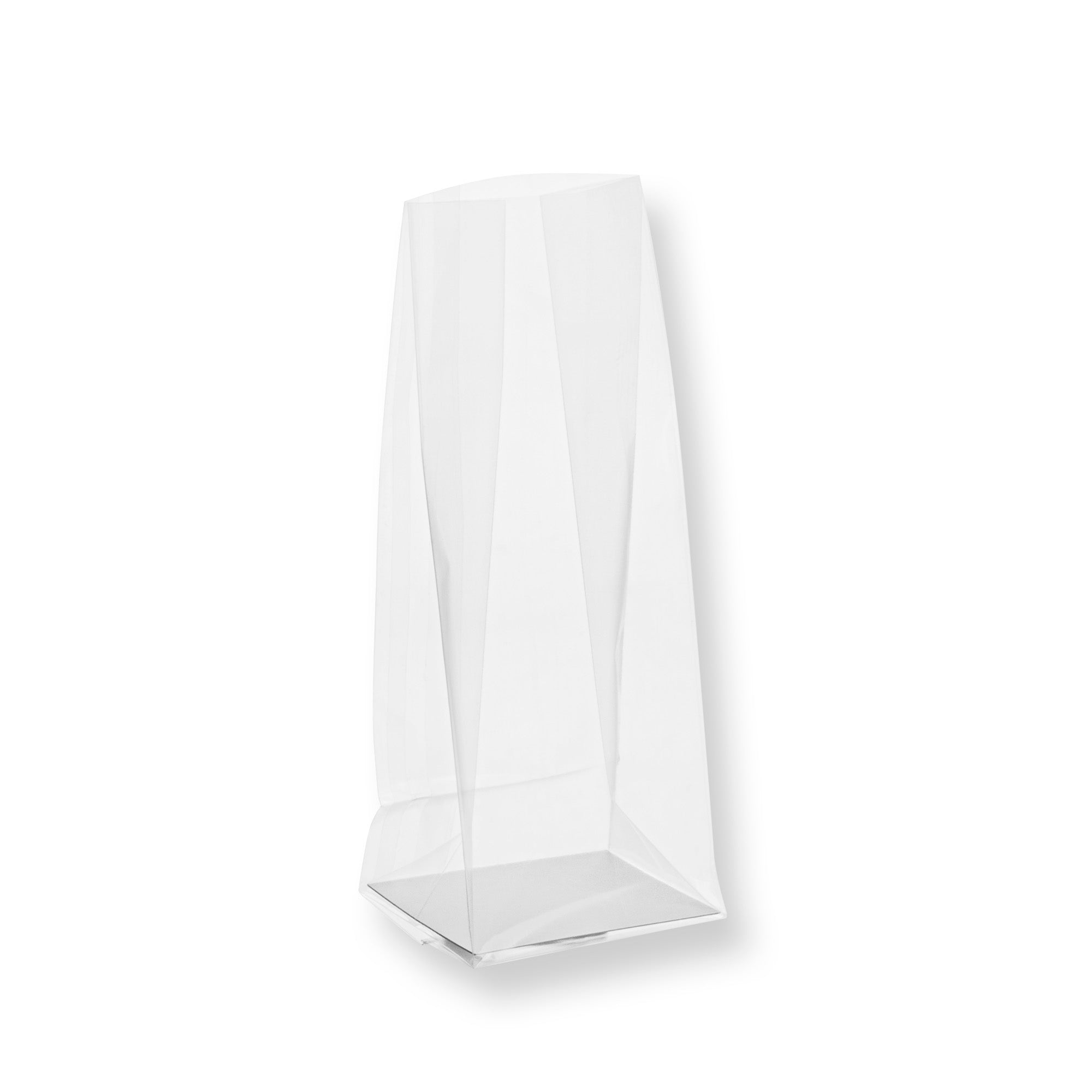 Clear Plastic Gusset Bags with Flat Bottom - Heat Sealable 2