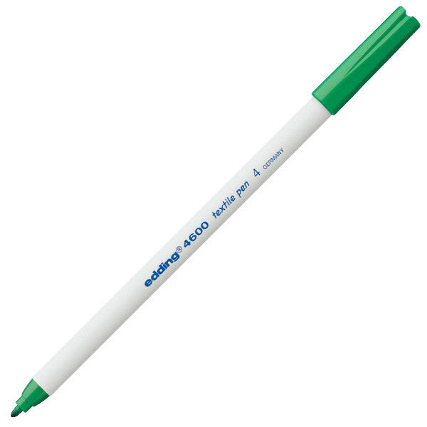 edding 4600 Bullet Tip Fabric Marker Pen - Permanent Textile Marker for Clothing, Shoes & DIY Crafts - Ideal for Fabric Painting, Custom T-Shirts & Home Decor Projects