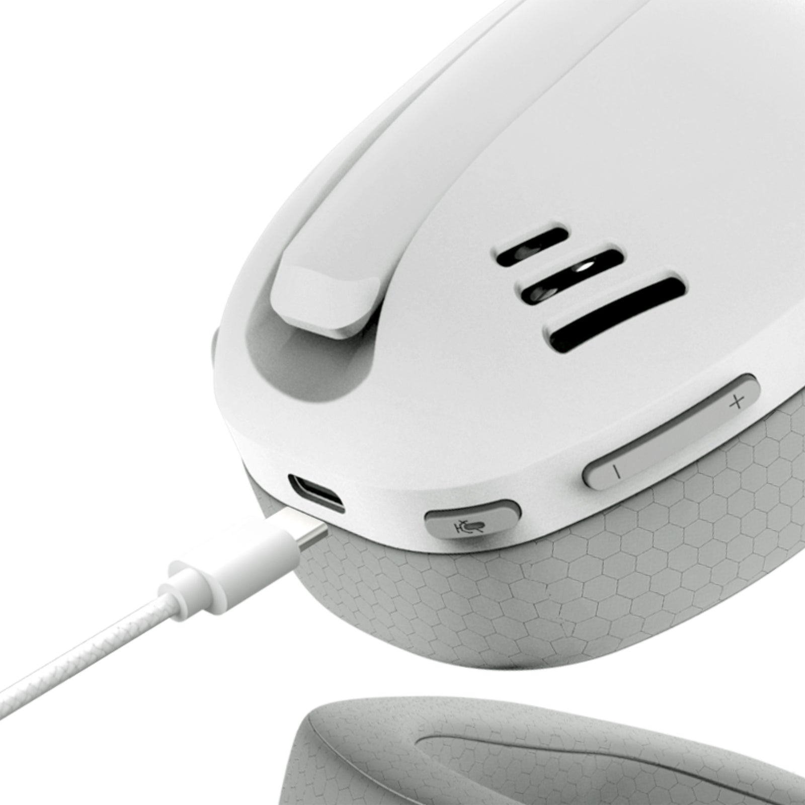 Redragon IRE H848G Wireless Gaming Headset - White/Gray - Immersive Sound for PC, PS5, Xbox & Mobile Gaming