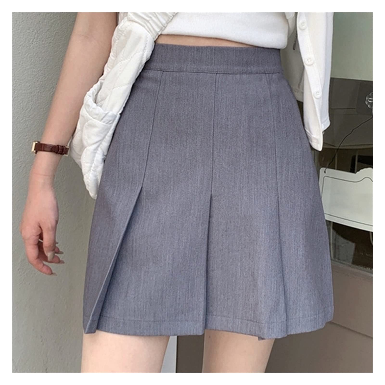 Stylish High Waist A-Line Pleated Skirt for Women - Summer Casual Cute Skirt (Color A, Size S) | Perfect for Office, Dates & Summer Outfits