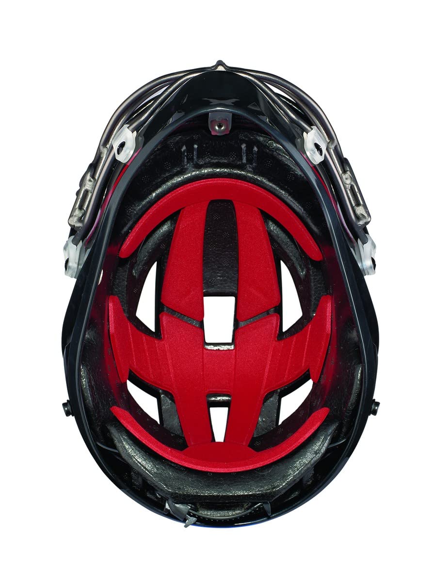 Easton Hellcat Slowpitch Softball Helmet - NOCSAE Certified Pitcher & Fielder Mask for Adult Players - Matte Black/White/Red Styles - Perfect for Slowpitch Games, Tournaments & Practice Sessions