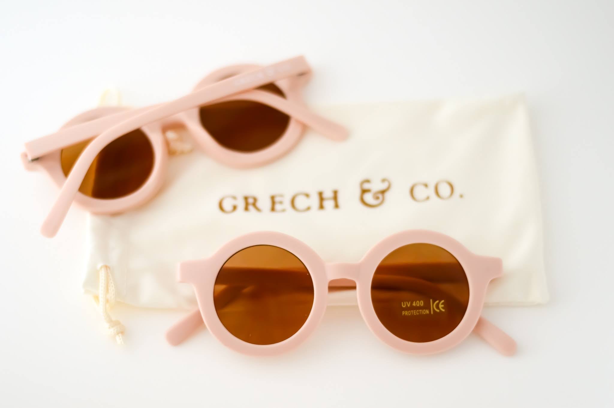 Grech & Co Eco-Friendly Polarized Sunglasses for Men & Women - UV Protection, Lightweight & Durable Shell Frame - Perfect for Beach, Driving & Outdoor Activities